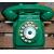 Telefono vintage verde